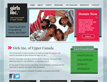 Tablet Screenshot of girlsinc-uppercanada.org